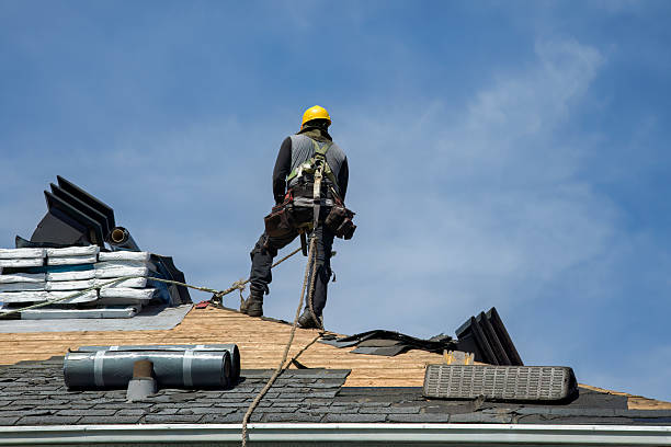 Professional Flat Roof Repair technician working in Rochester, PA